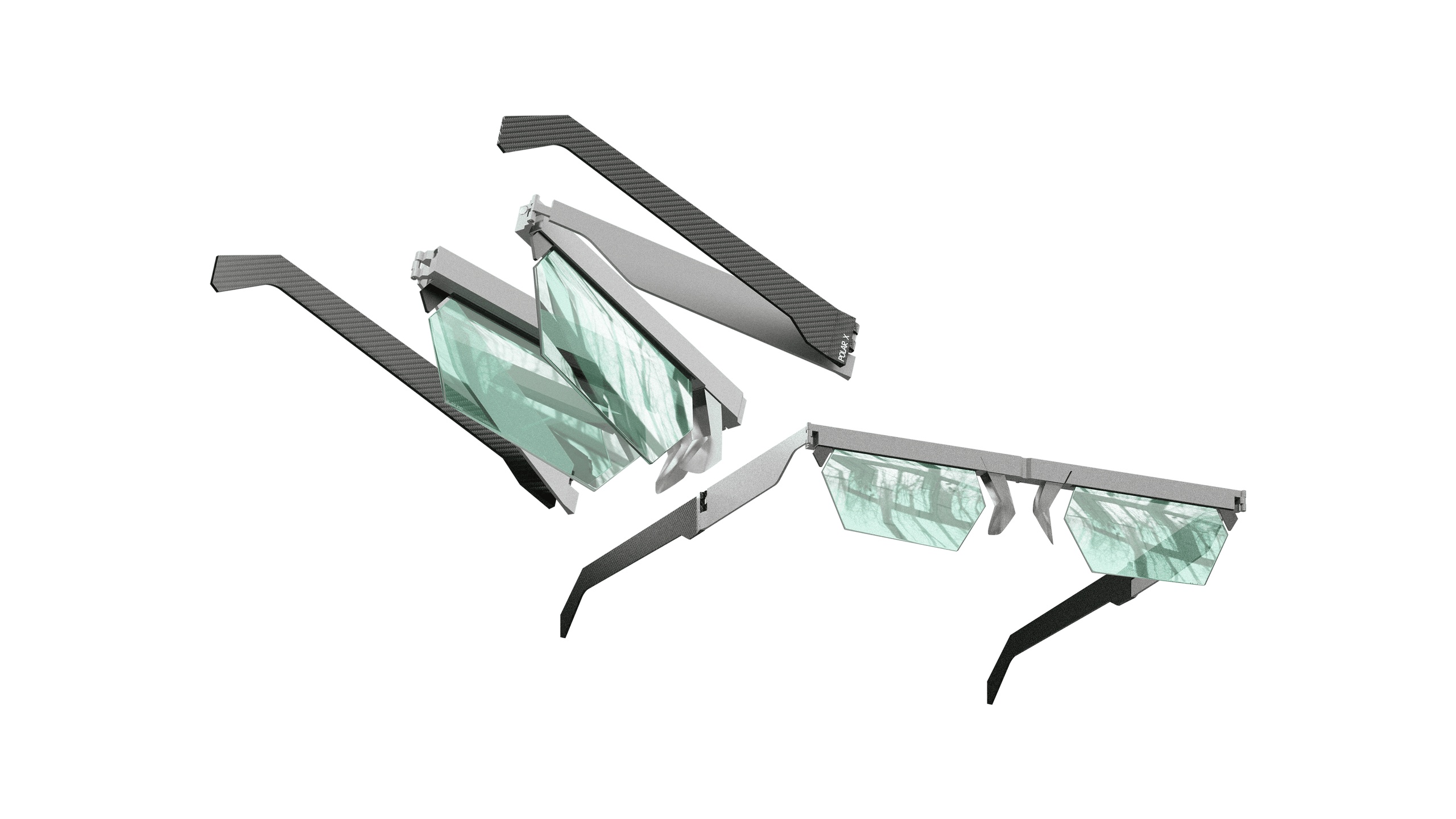 Media 1 for listing Futuristic Sci-Fi Glasses