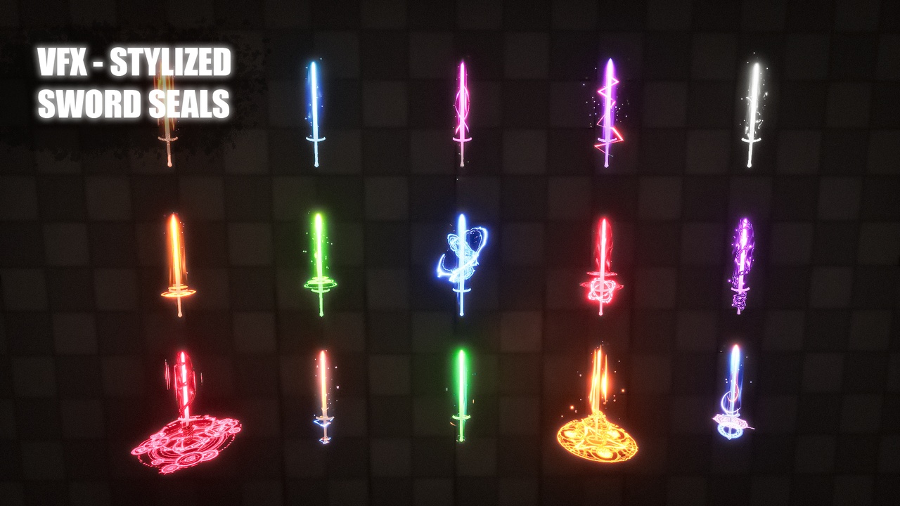 Media 1 for listing Stylized Sword Seals VFX