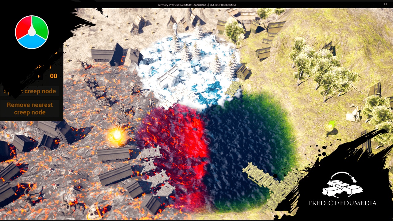 Media 1 for listing Influence zones, territory, zerg creep system