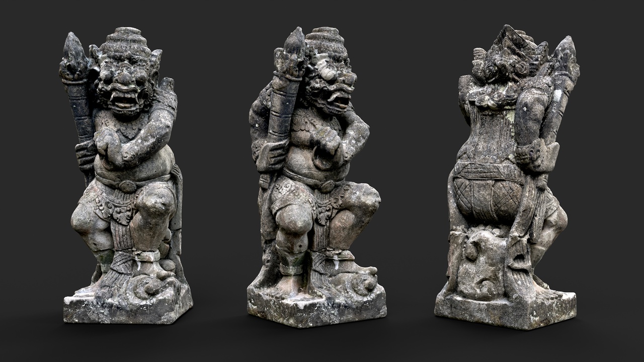 Balinese Stone Statue 제품 등록을 위한 미디어 1개