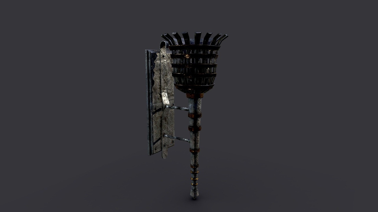 Media 1 for listing Medieval Torch