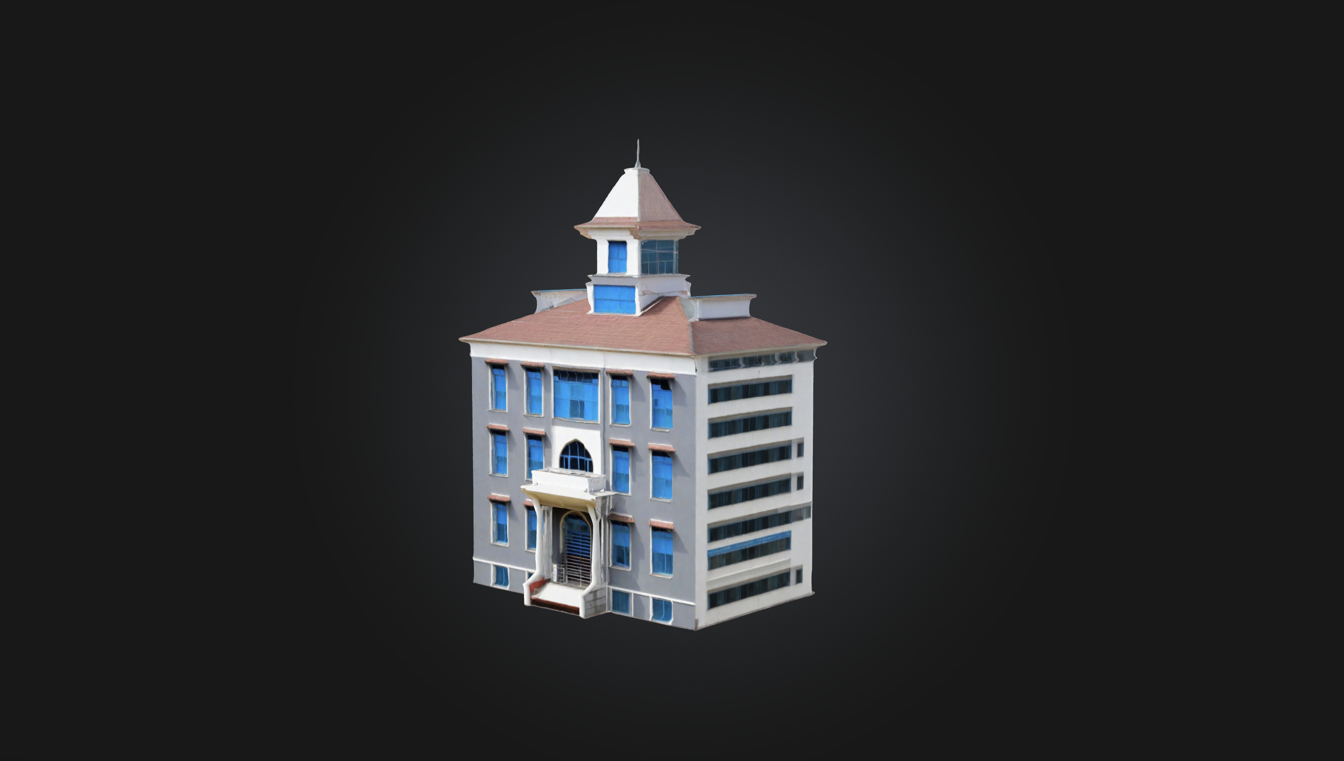 🏛️ Stylized Government Building | Game-Ready Urban Architecture 3D ...