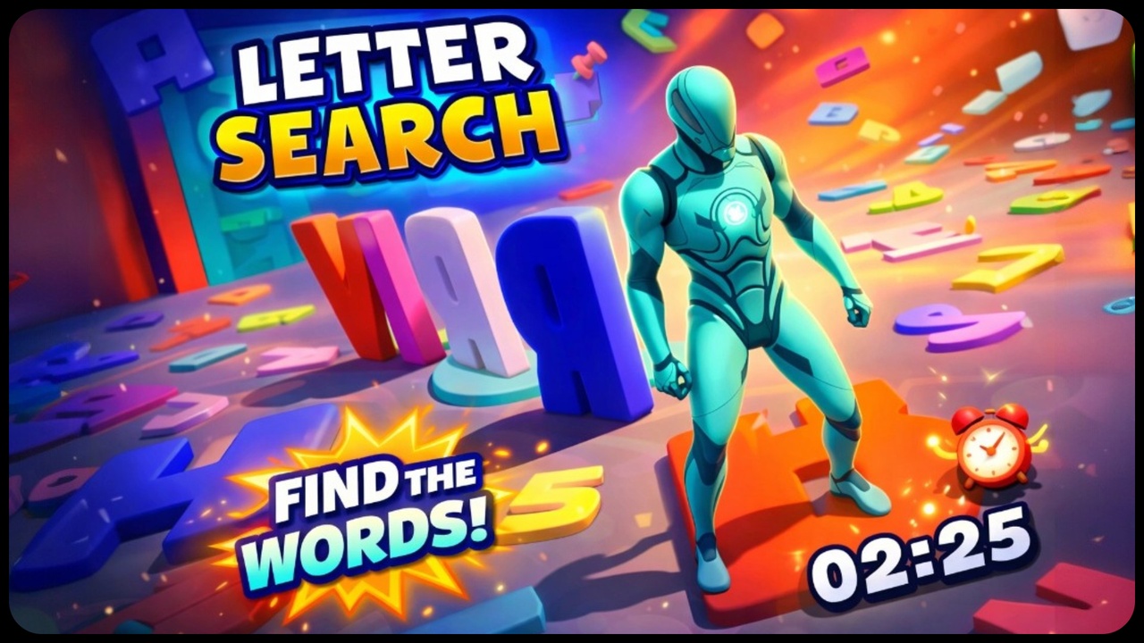 Media 1 for listing Educational Letter Search Game Template