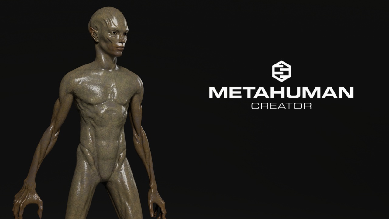 Media 1 for listing Alien MetaHuman Pack – 3 Unique Characters + 15 Texture Variants