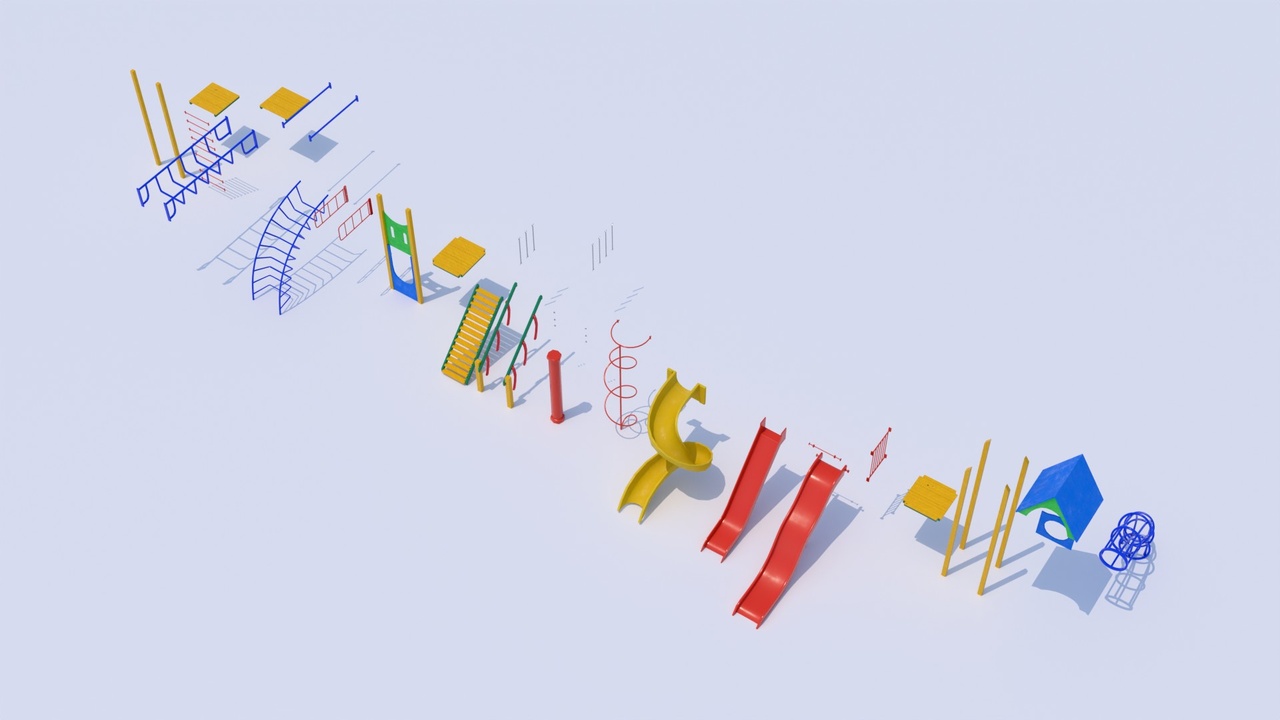 Taman Bermain – Traditional Playground Props | Fab
