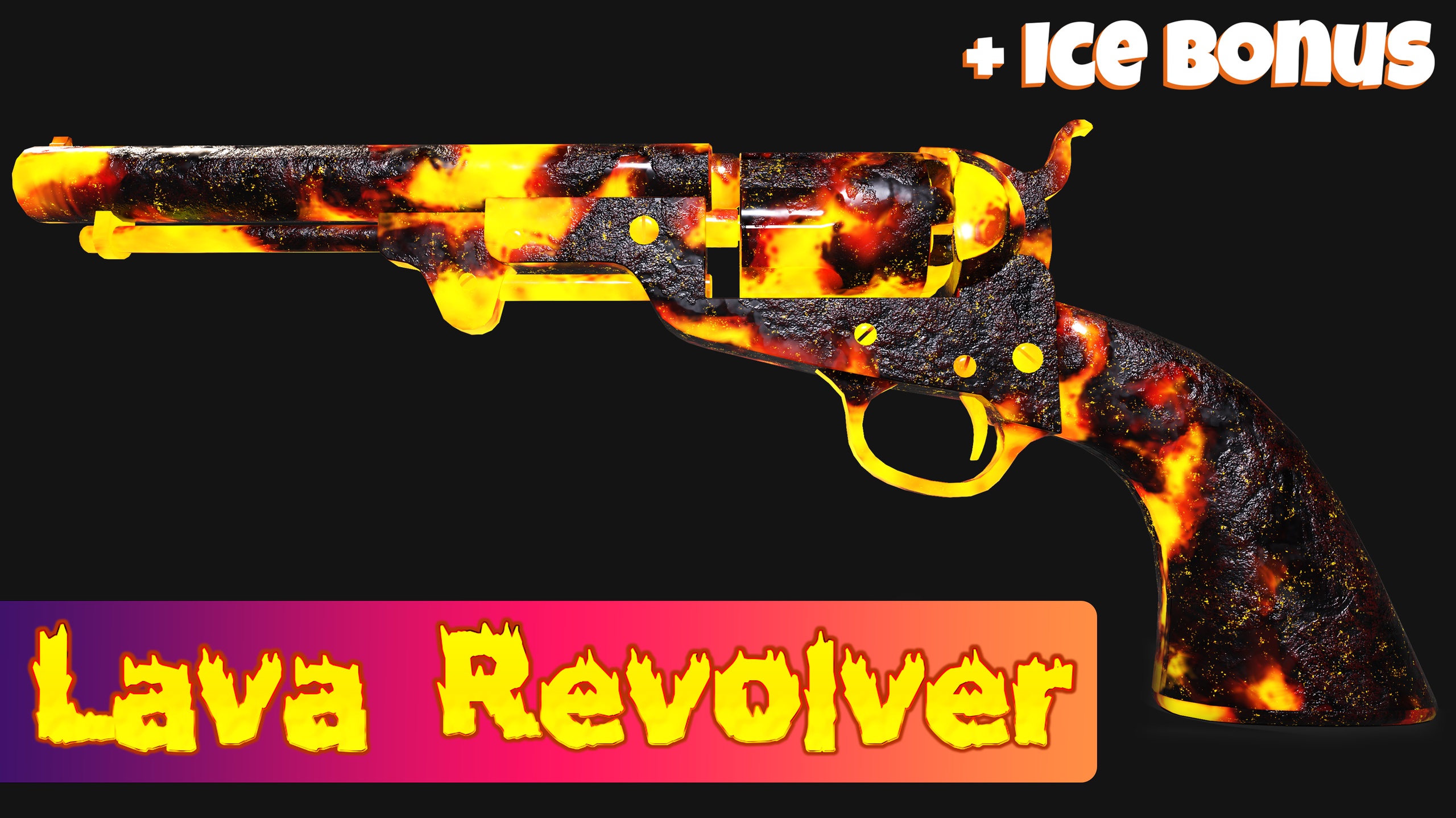 Media 1 for listing Lava Revolver + 5 Ice Skins