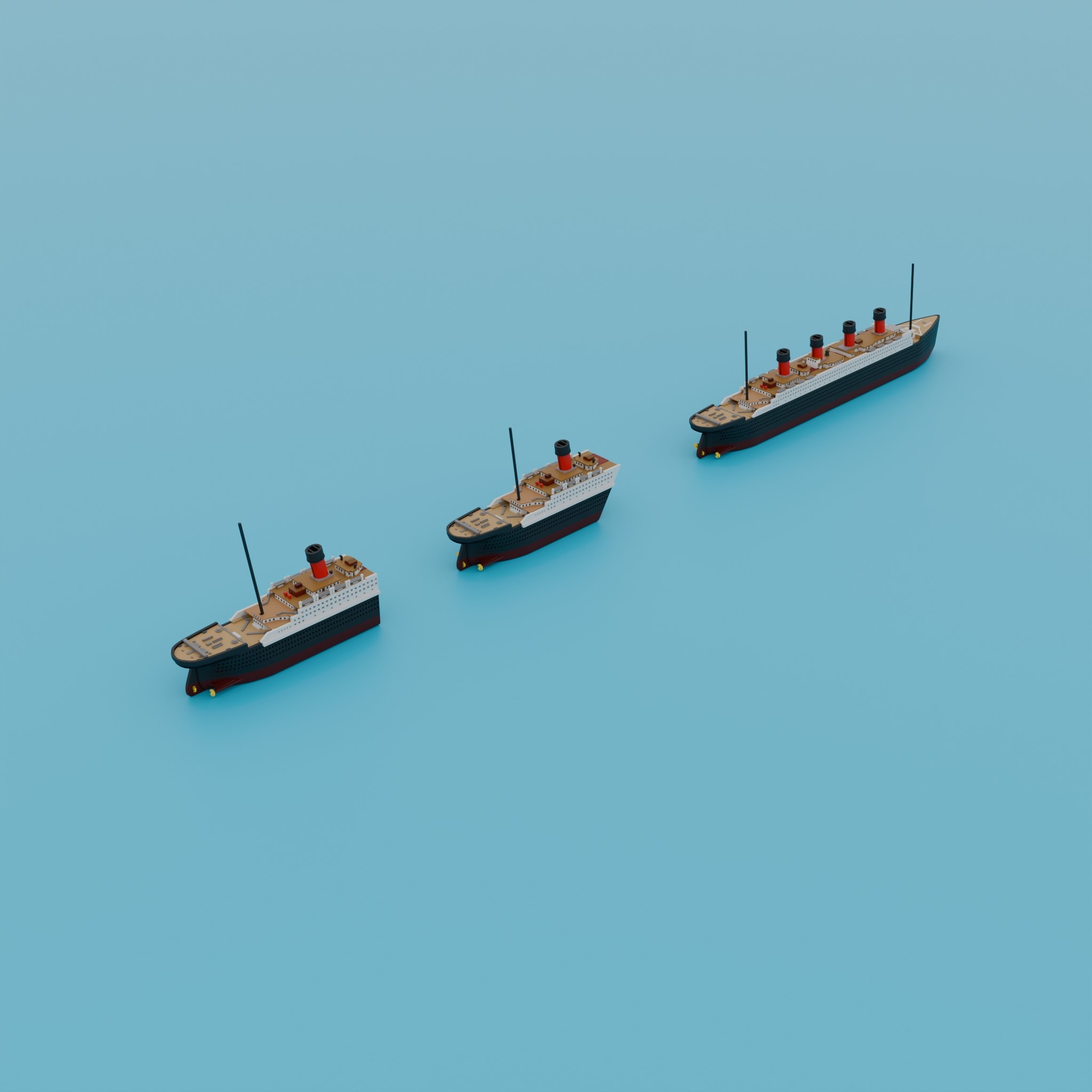 Media 1 for listing Titanic Ship (Ready  for 3D printing)