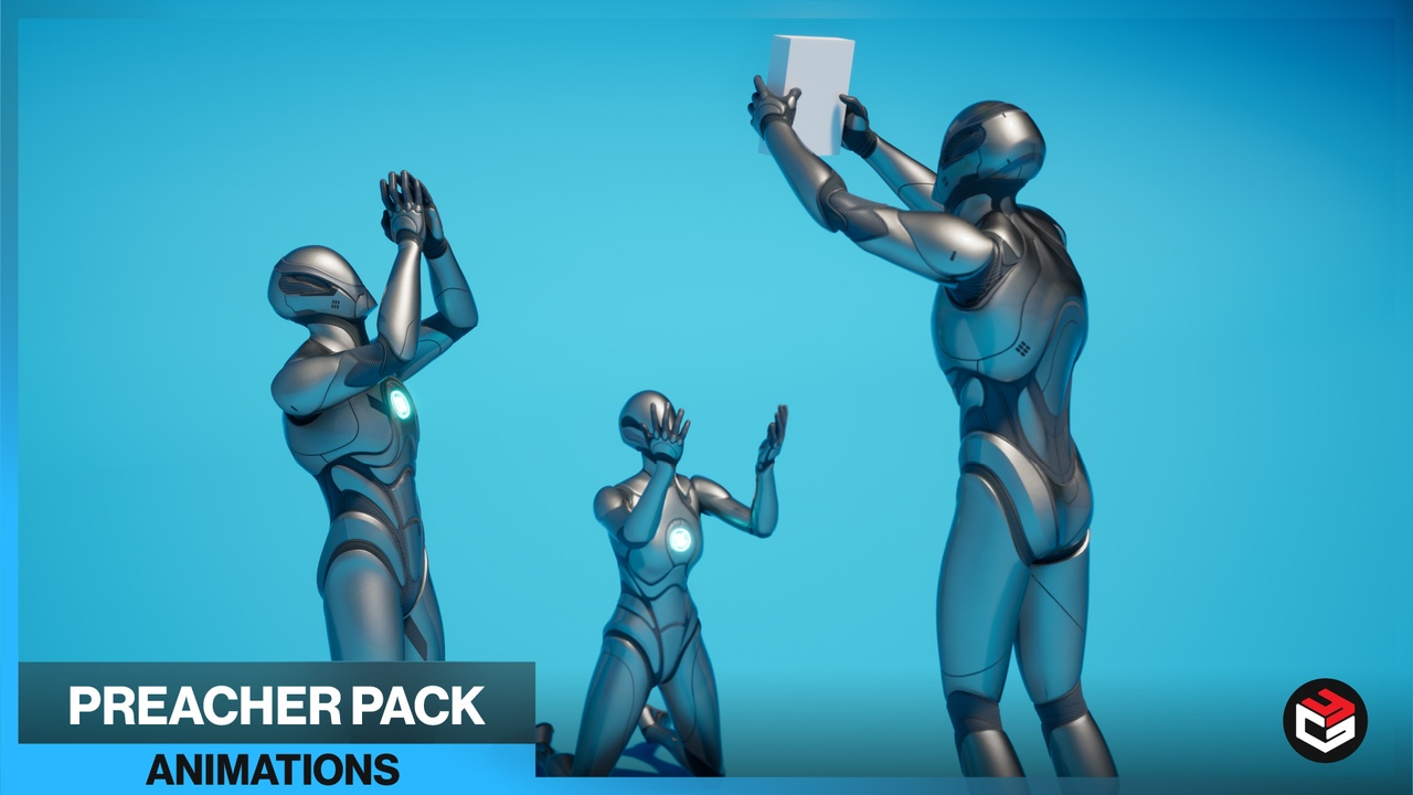 商品 30 Preacher NPC Mocap Animations 的媒体 1