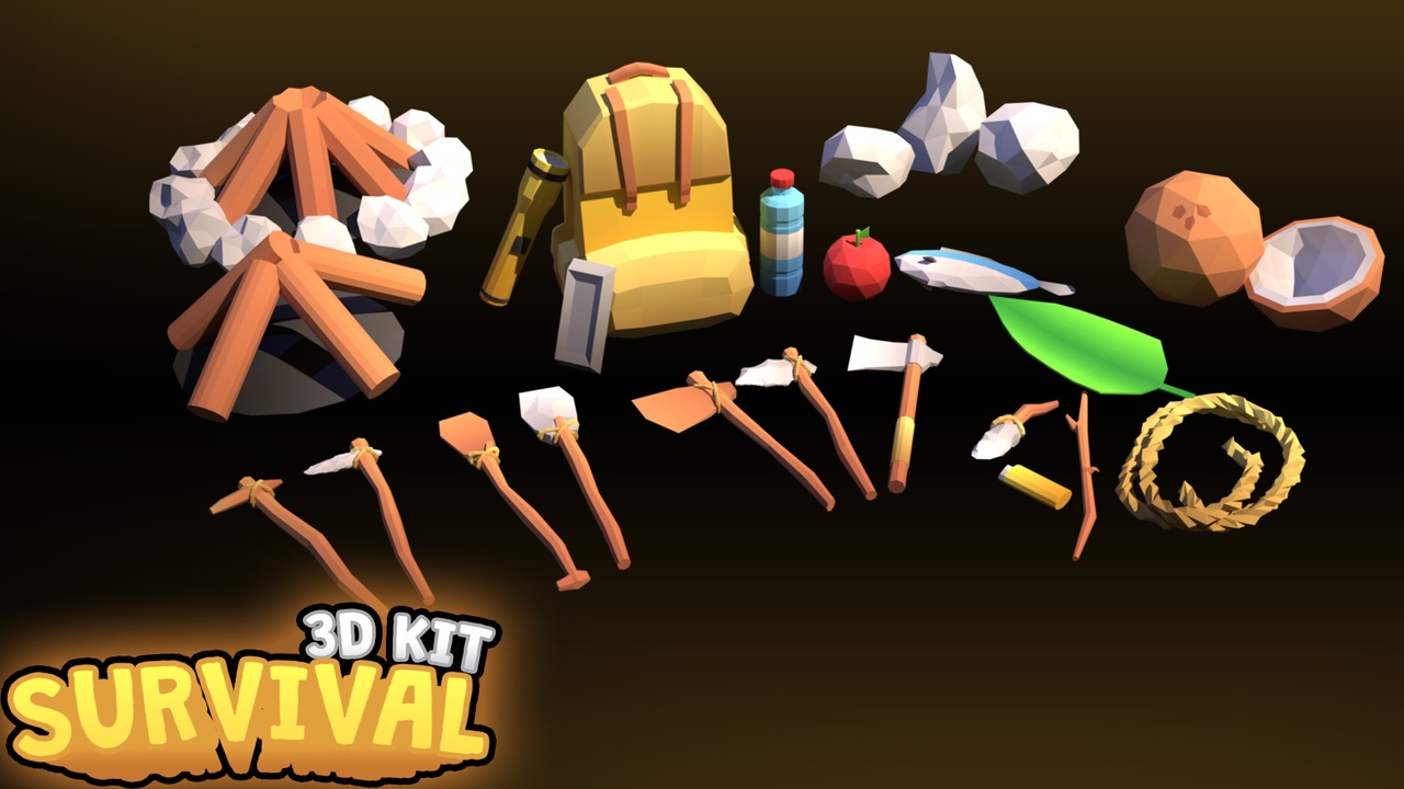 Lowpoly Survival Pack | Fab