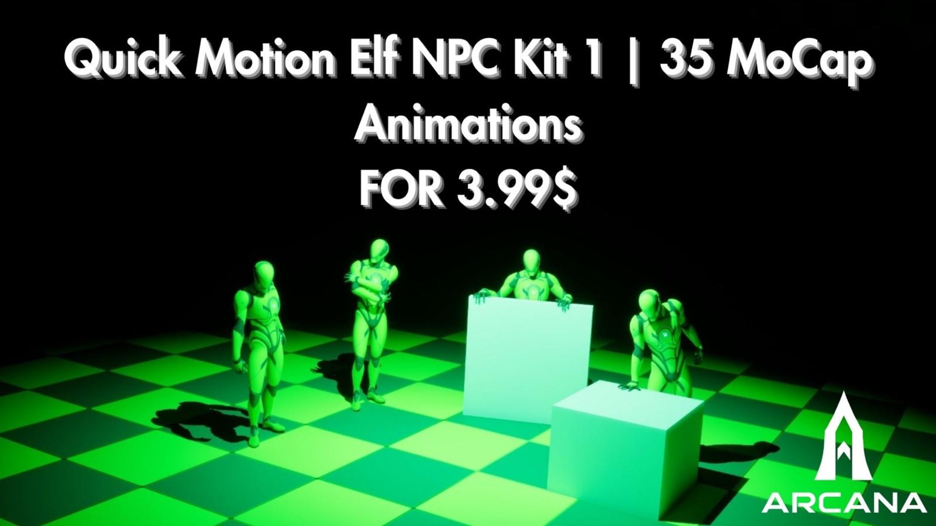 Quick Motion Elf NPC Kit 1 | 35 MoCap Animations | Fab
