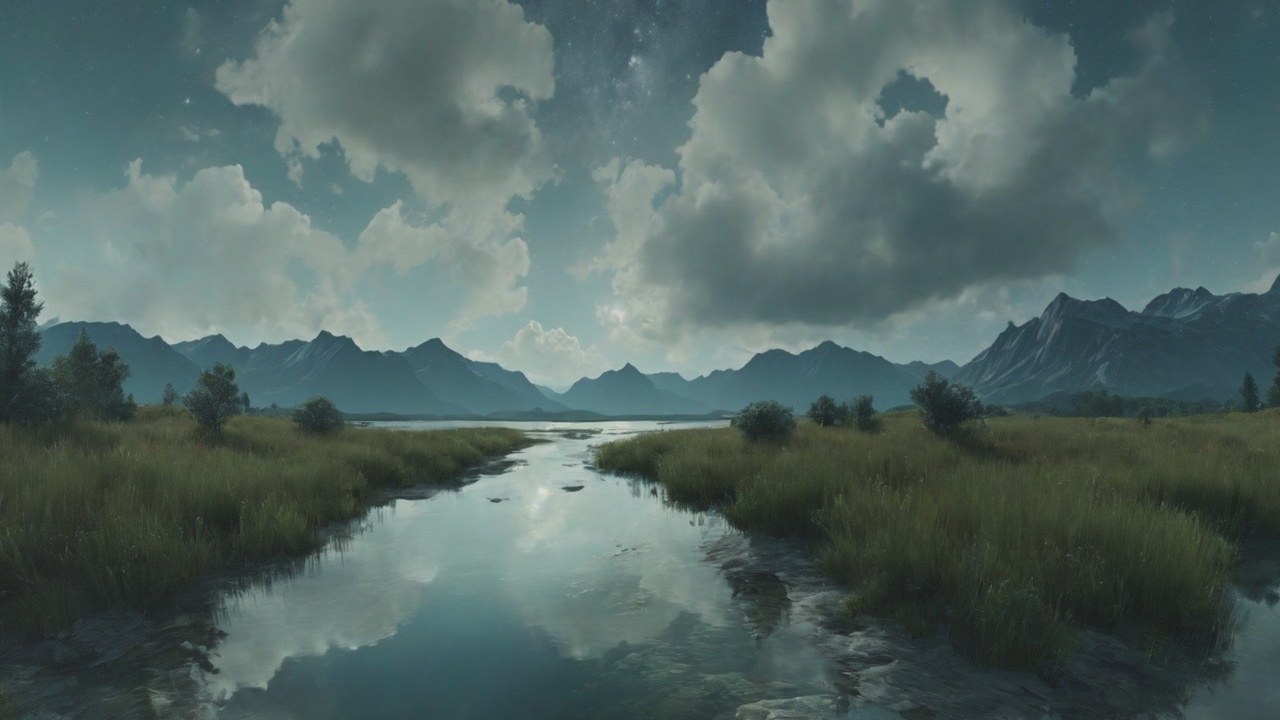 HDRI Night Time Skybox Landscape Panorama K | Fab