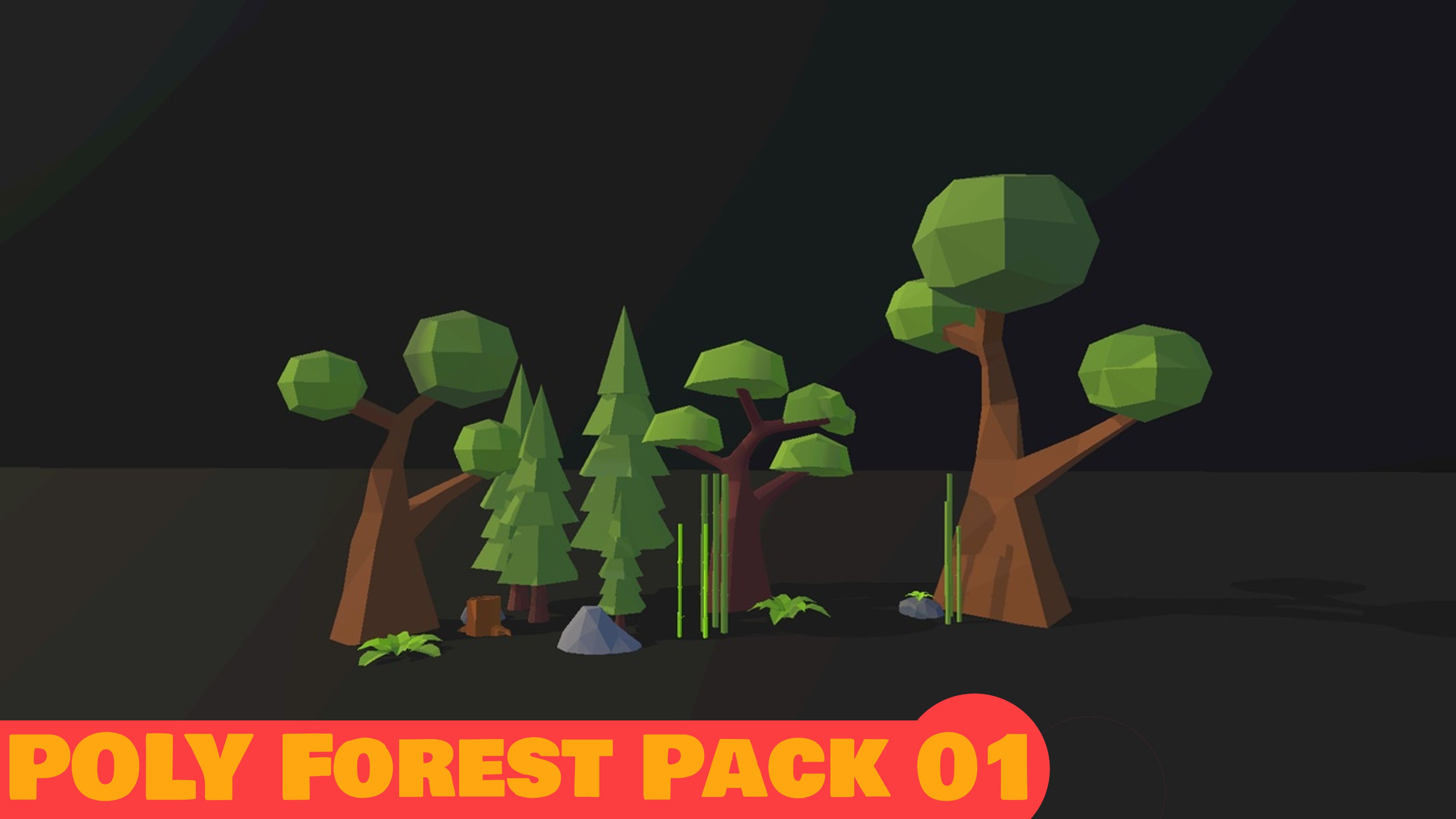 Simple Lowpoly Nature Pack | Fab