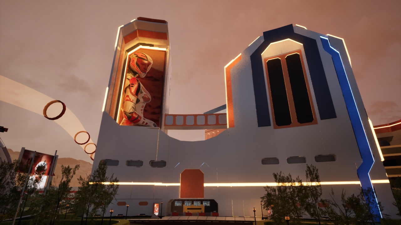 Media 1 for listing Mars BioDome City Futuristic Enclosed Sci-Fi Environment