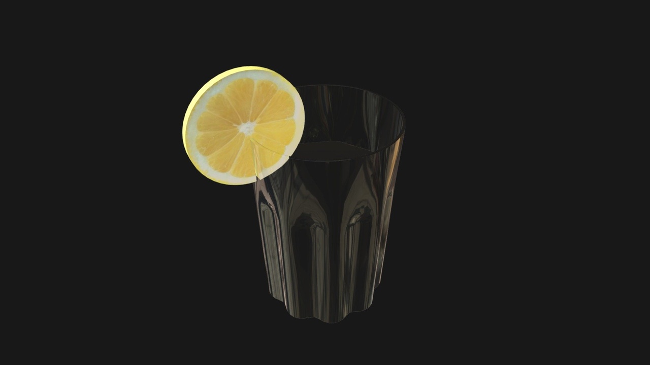 Media 1 for listing Glass with lemon slice
