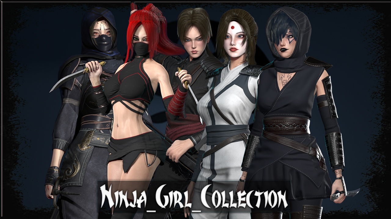 Media 1 for listing Ninja Girl Collection (Modular)