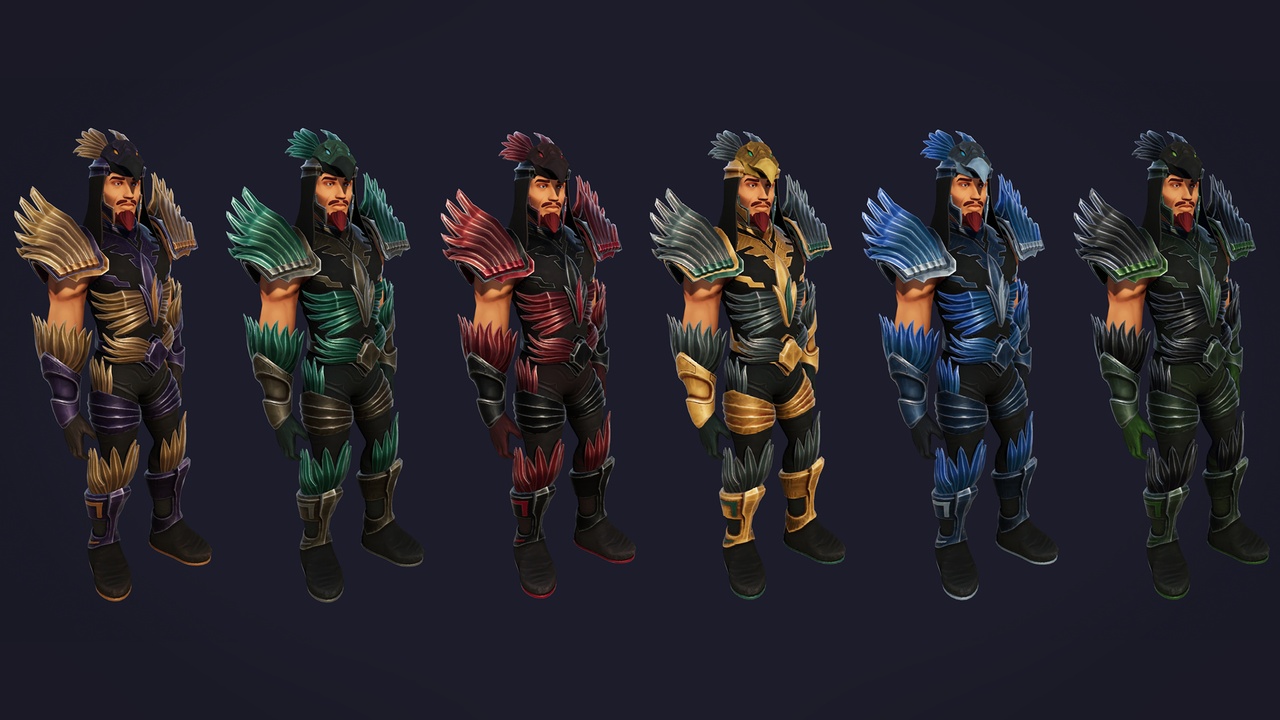 Media 1 for listing Crow Armor Set - Stylized RPG