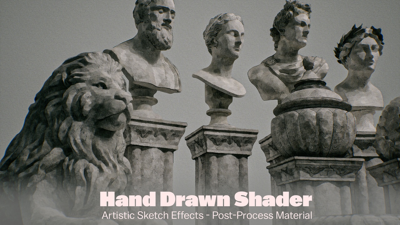 Media 1 for listing Hand Drawn Shader - Artistic Sketch Effects Post Process