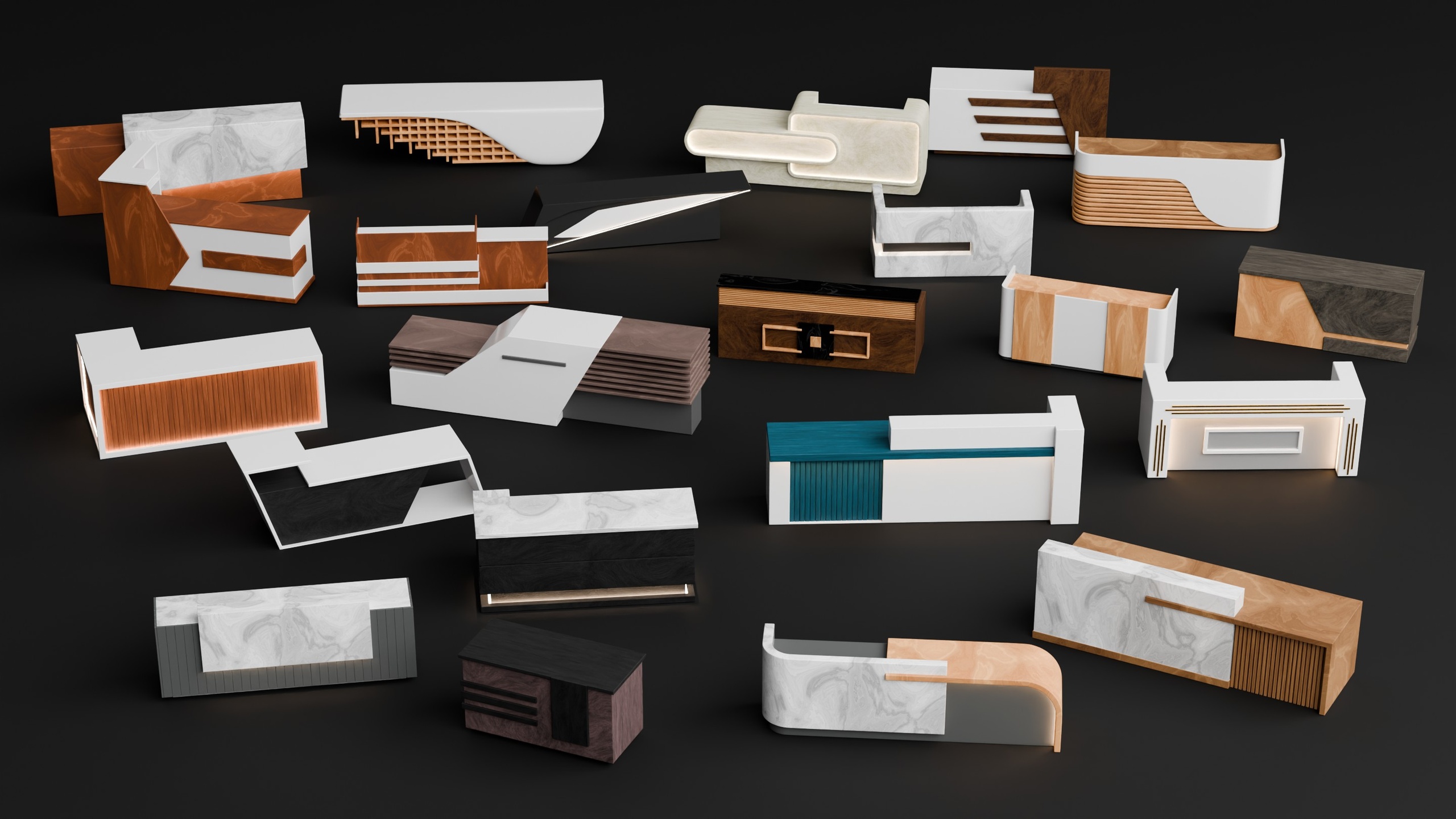 Media 1 for listing Modern Reception Desk Collection