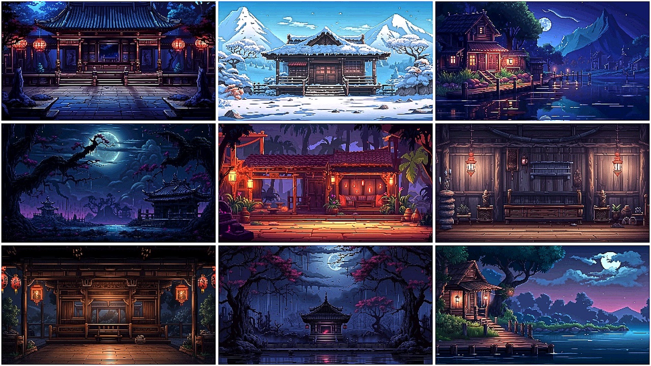 BACKGROUND - Pixel Samurai 2 제품 등록을 위한 미디어 1개
