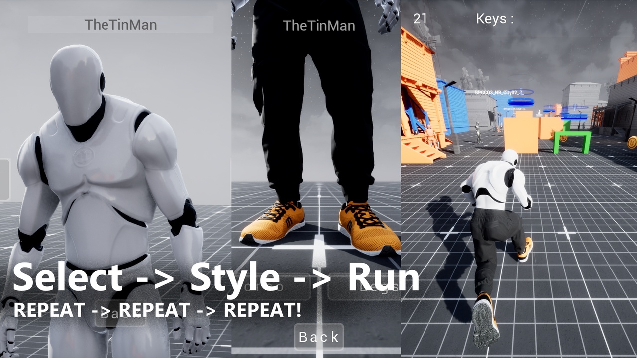 Media 1 for listing wRAiTHcg's Endless (Infinite) Runner Game Creator Template with Motion Matching