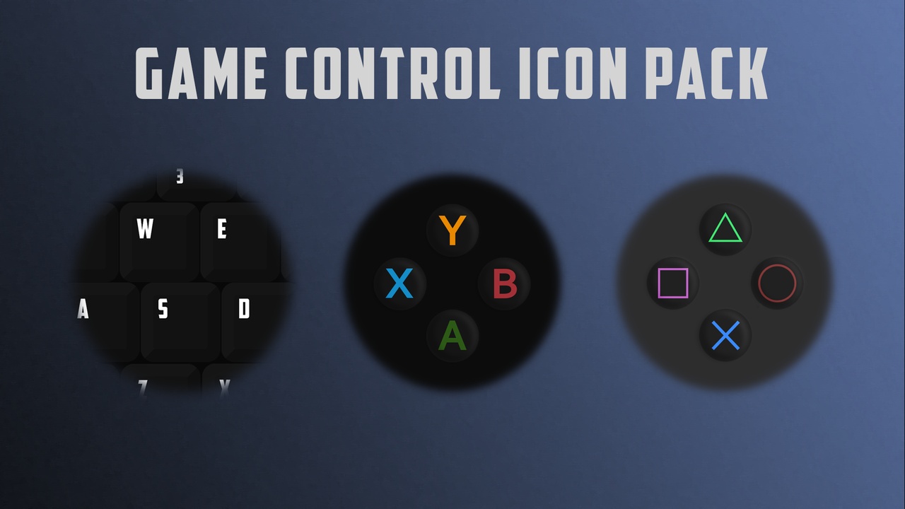 Media 1 for listing Game Control Icon Pack