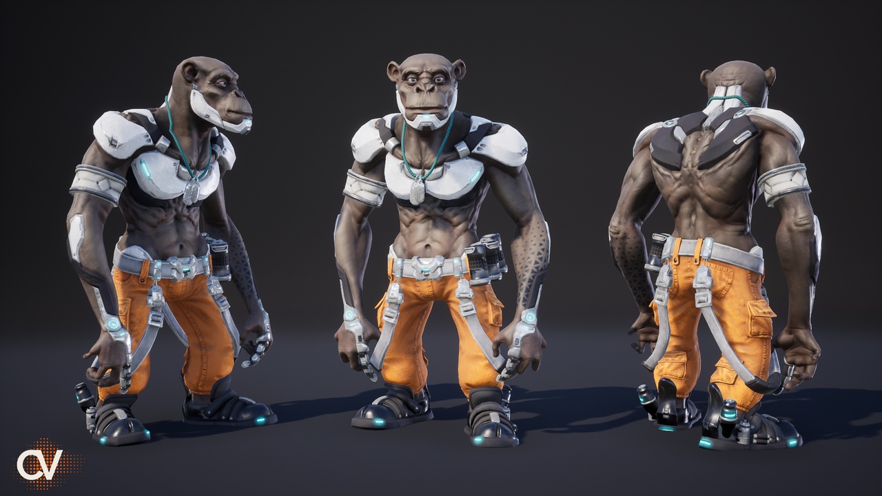 iminime　1/6　Space Monkeys　ファイト・クラブ Space Monkey Sci-Fi | Fab