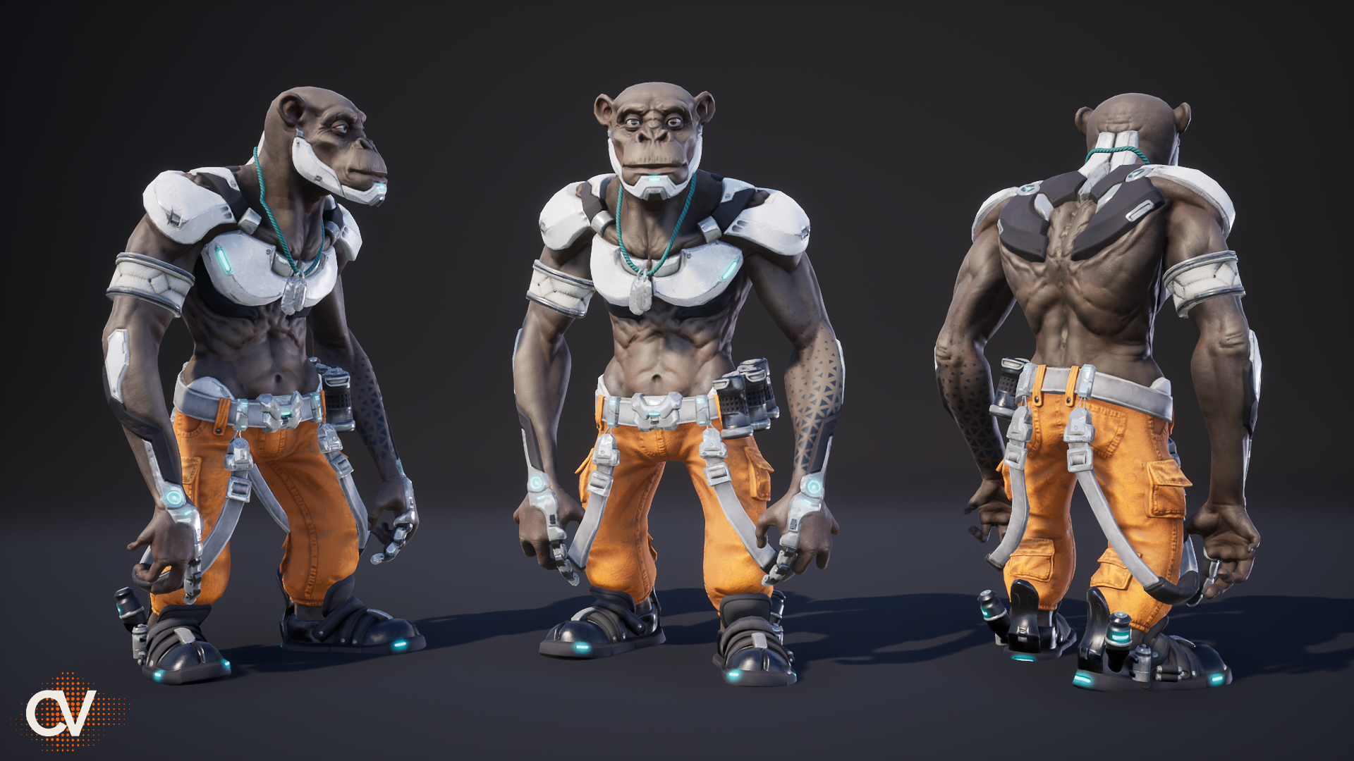 iminime　1/6　Space Monkeys　ファイト・クラブ Space Monkey Sci-Fi | Fab
