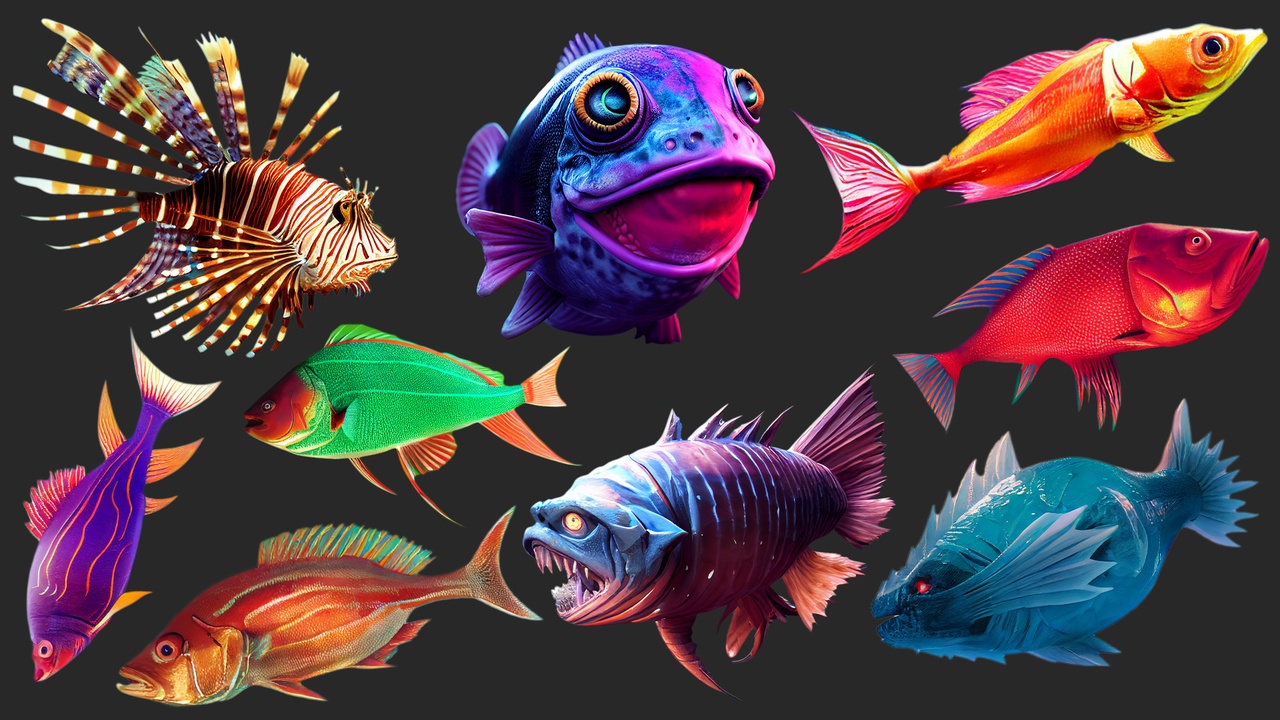 Media 1 for listing 156 Fantasy Fish
