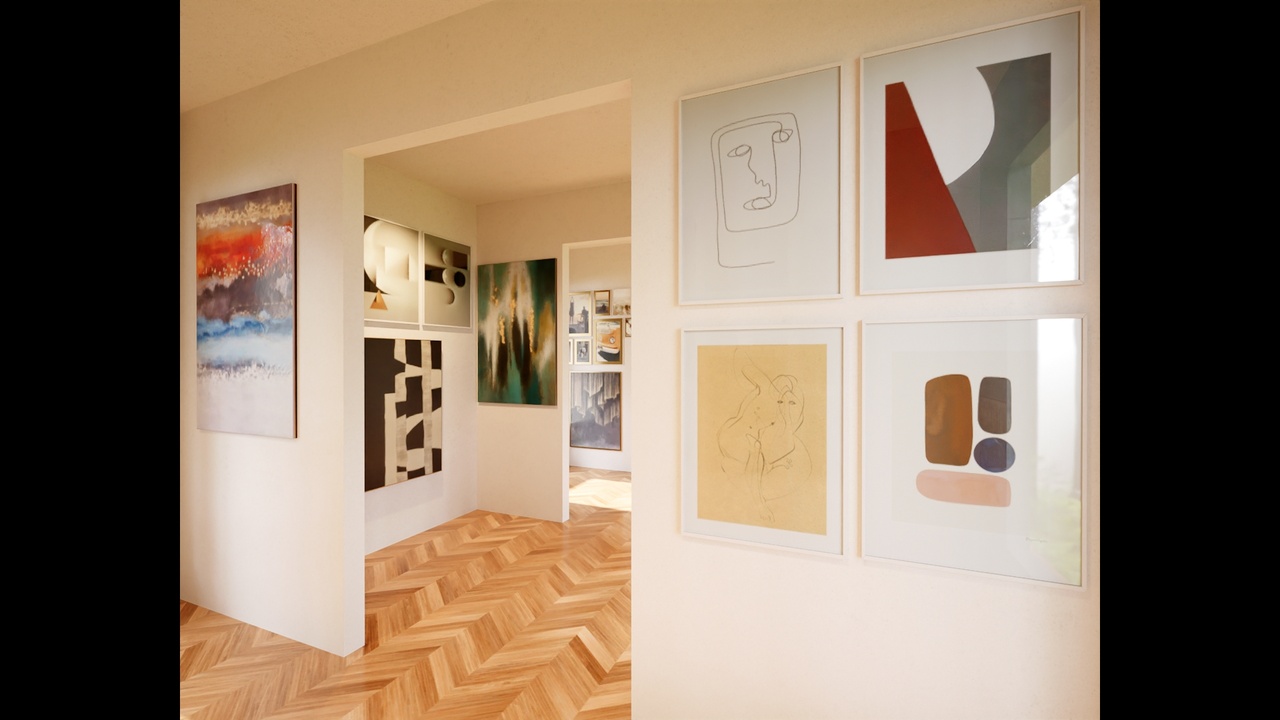Media 1 for listing Realistic Wall Art Collection for Archviz