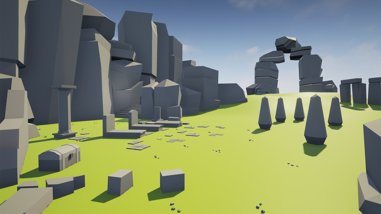 Media 1 for listing Low Poly Rocks and Stone Constructions