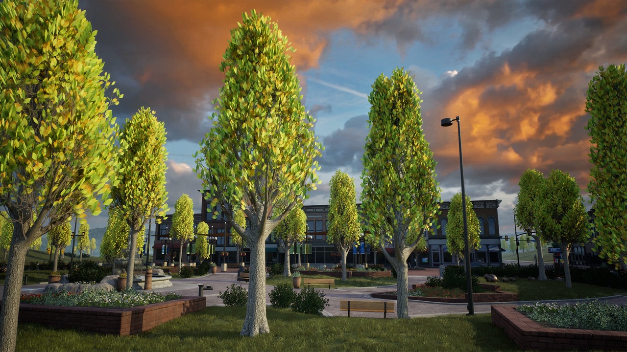 Media 1 for listing Realistic Low Poly Fall Trees 165M