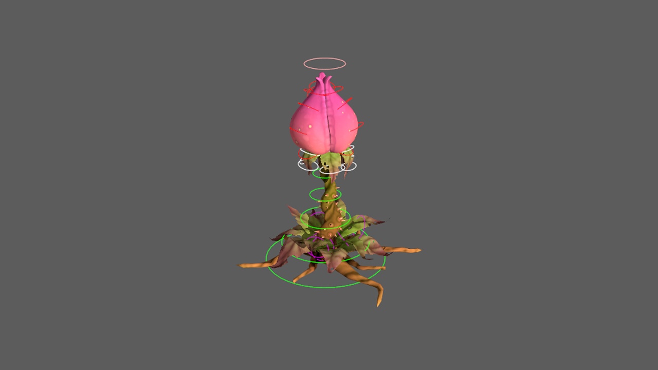 Media 1 for listing Сarnivorous plant MAYA Rig