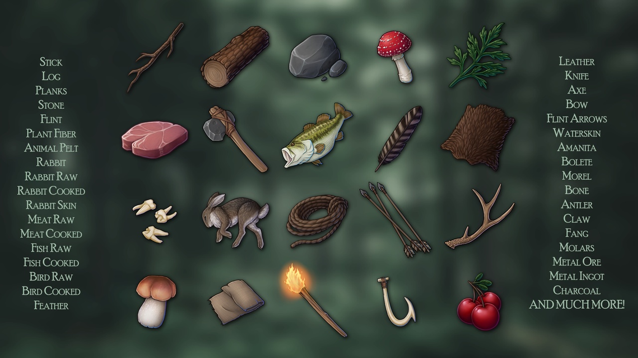 Medios 1 para el artículo 50+ Survival Craft Icons