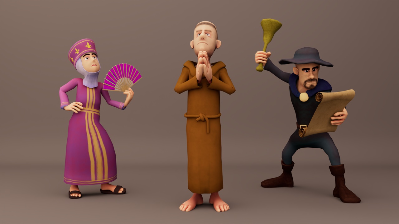 Media 1 for listing dReal Monk Fantasy Character Pack