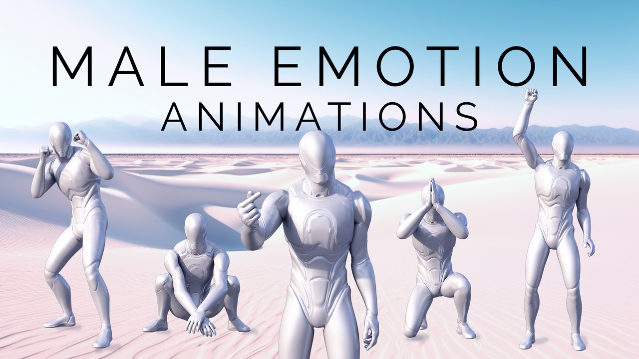 Медиа 1 для объявления 100 Male Emotion Animations