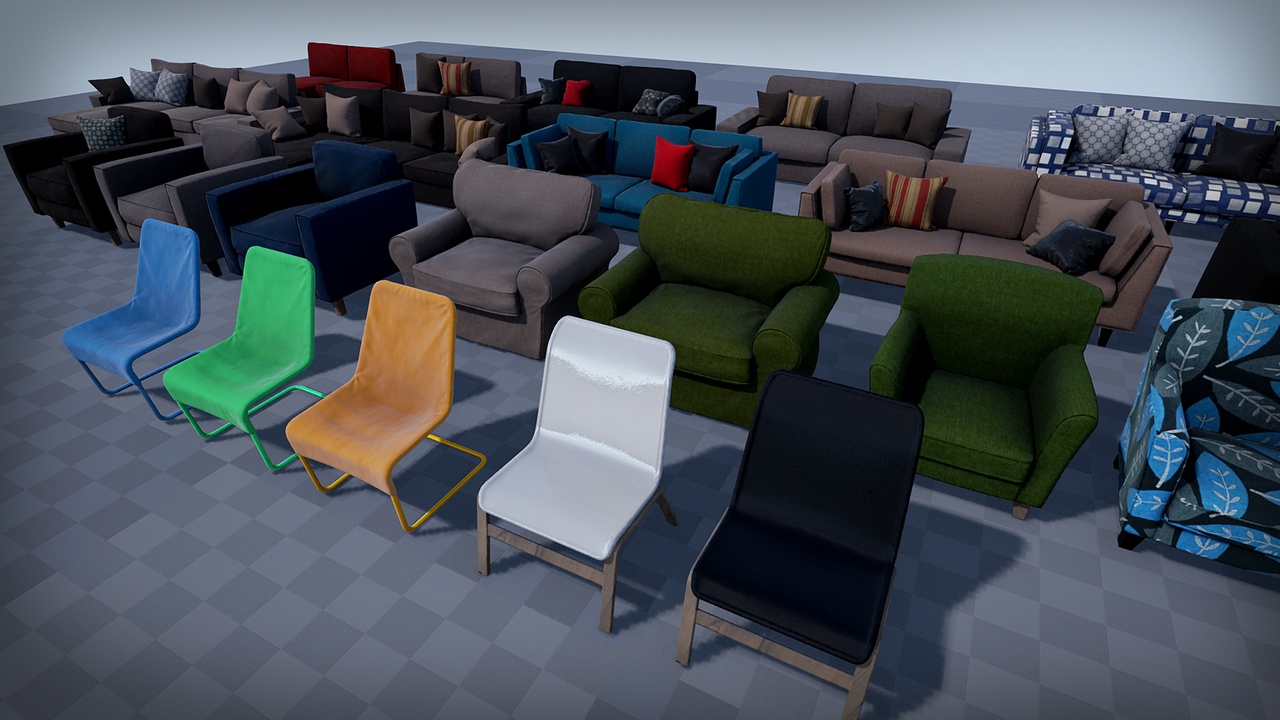Media 1 for listing ArchiLab101 v.1 Furniture Pack