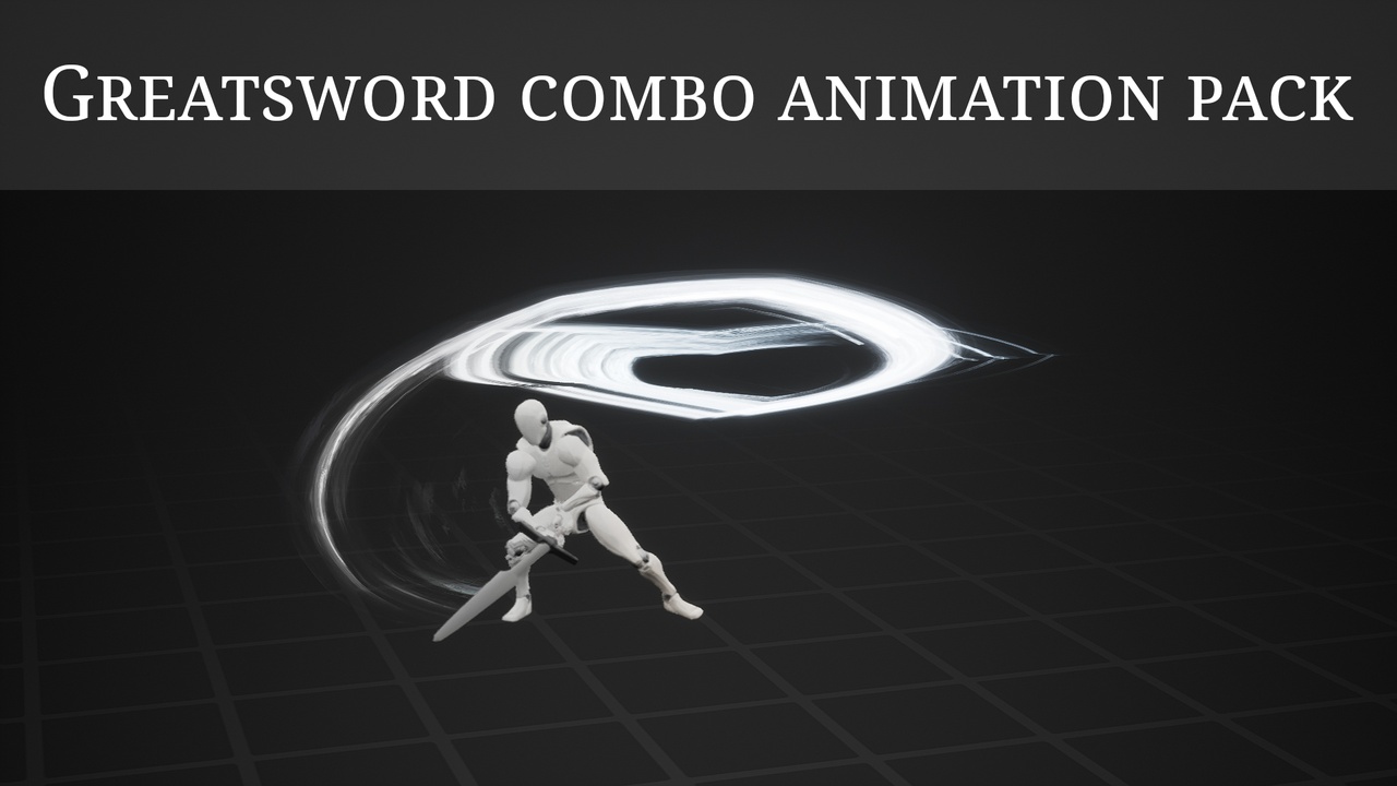 Media 1 for listing Greatsword Combo Animation Pack