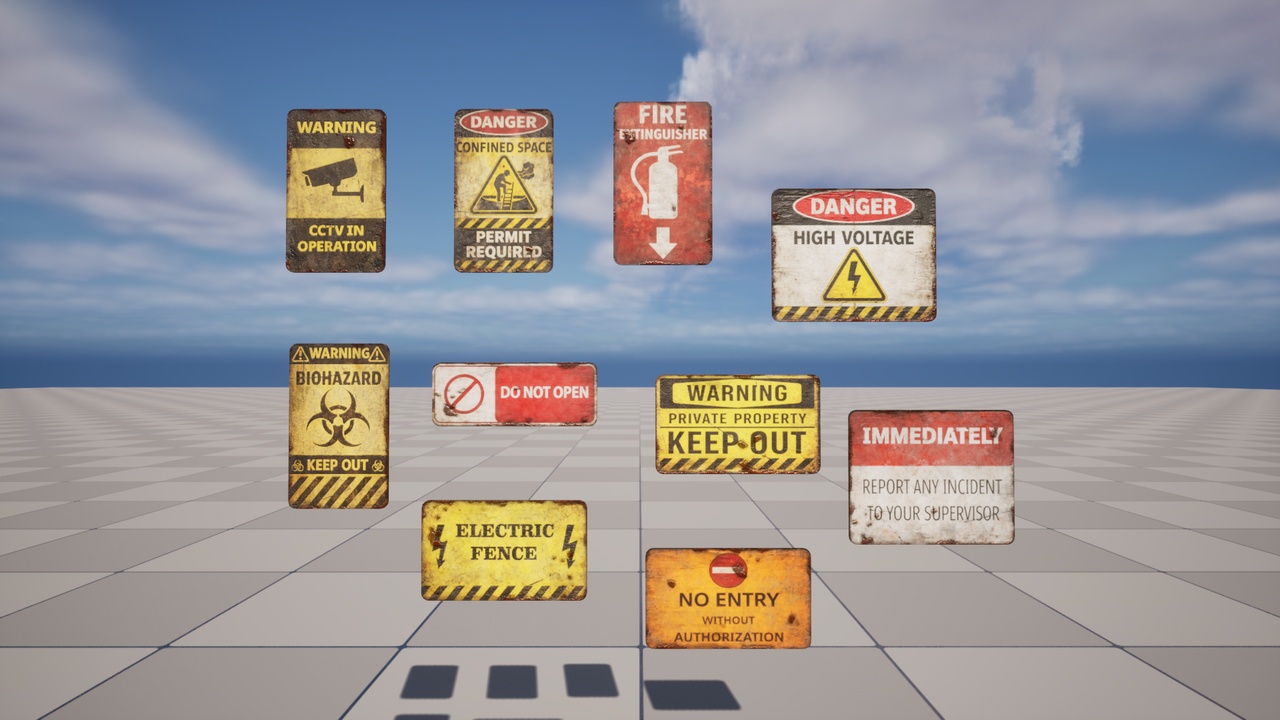 出品Industrial Warning Signsのメディア1