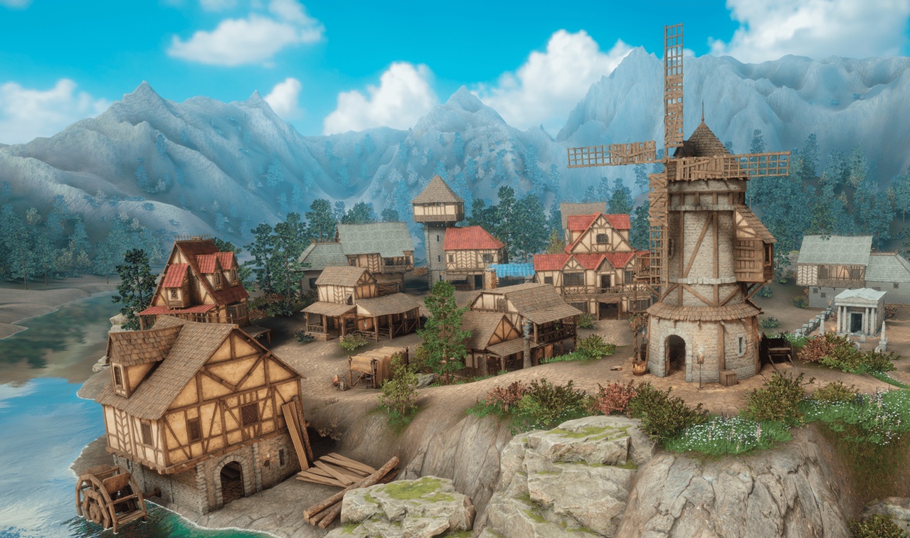 Media 1 for listing Modular Medieval Village MegaPack