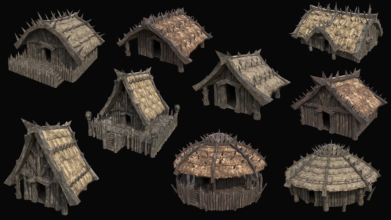 Media 1 for listing Simple Orc Huts