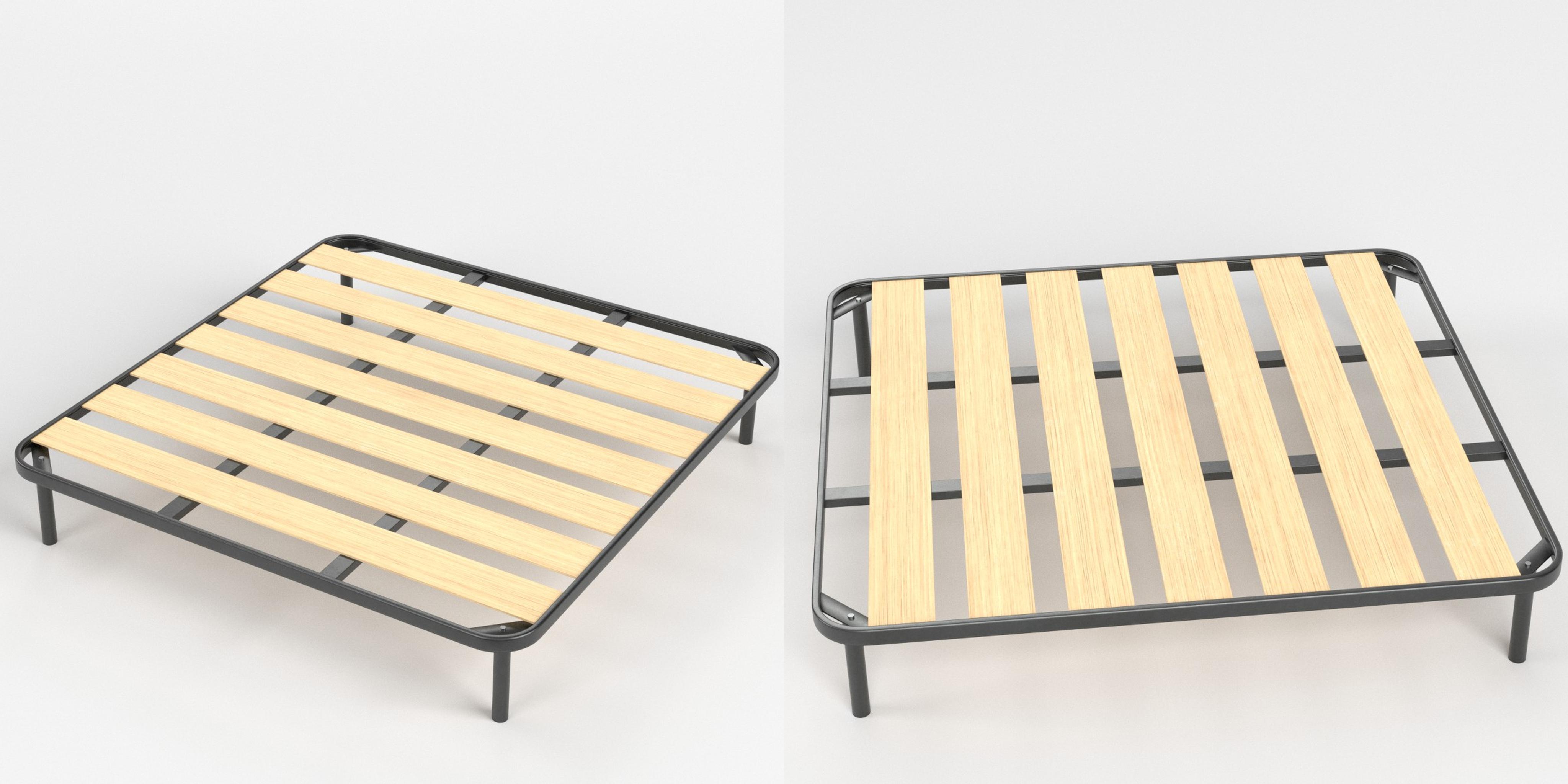 King size bed frame with large slats | Fab