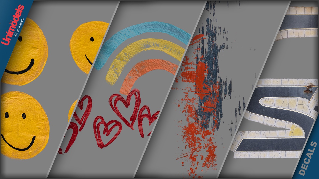 Media 1 for listing Decals wall drawings - torn papers - letters Vol. 3