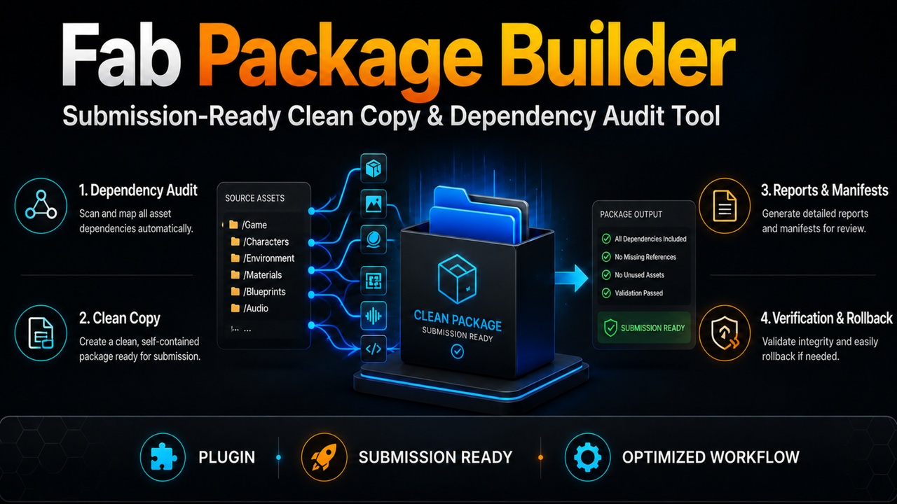 Media 1 for listing Fab Package Builder – Submission Toolkit