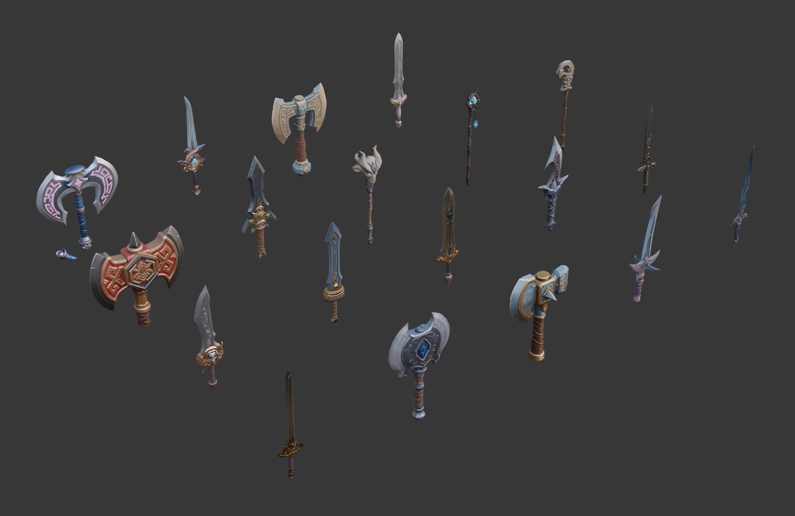 Media 1 for listing Stylized Armory 1 - weapons