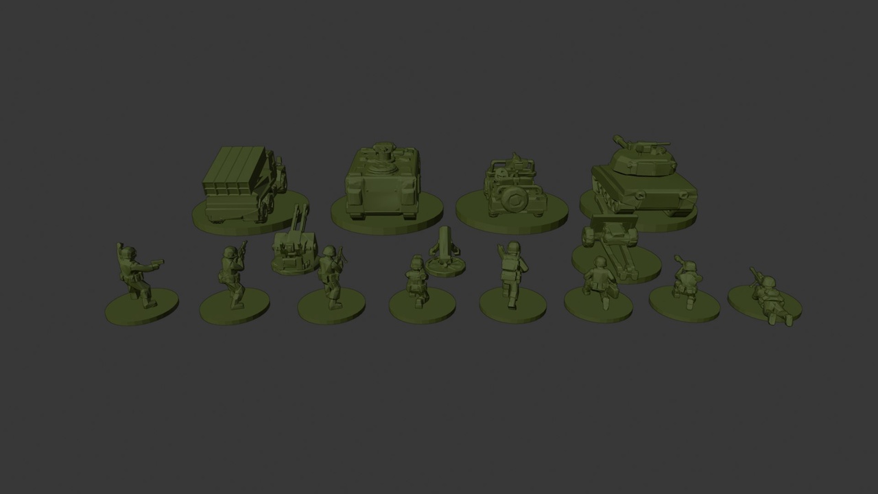 Media 1 for listing Pixit3D ToySoldiers LandArmy