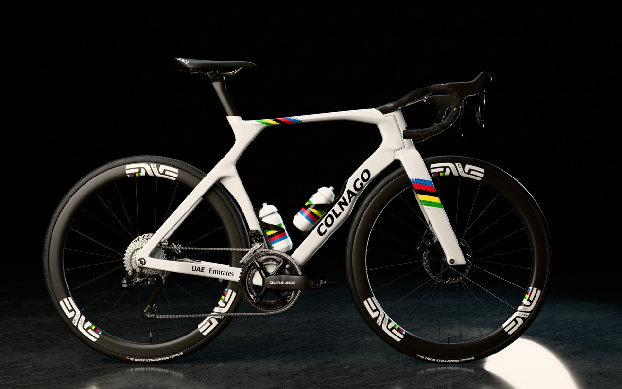 Media 1 for listing COLNAGO Y1Rs roadbike rainbow Tadej Pogacar edition GOAT