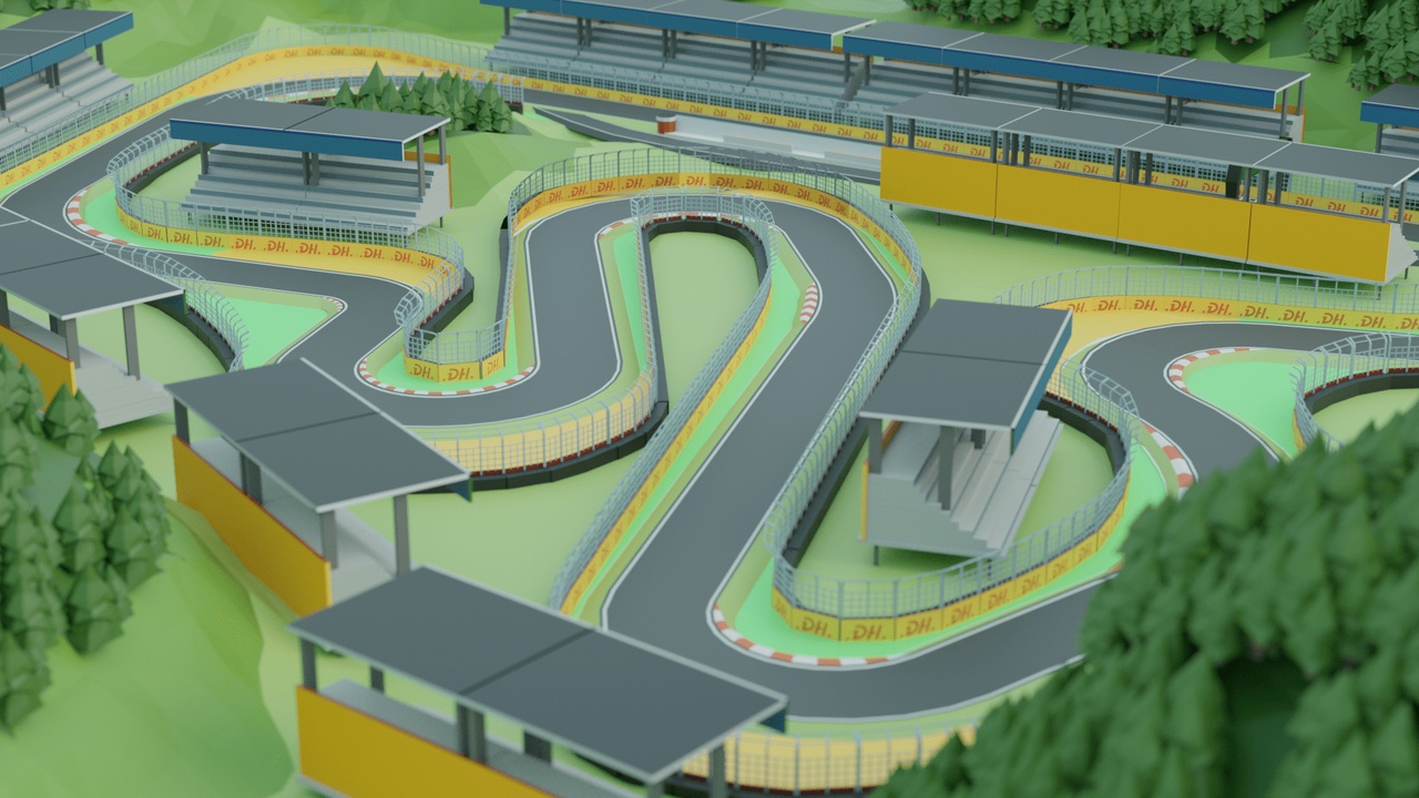 Media 1 for listing F1 Austrian Track (lowpoly)