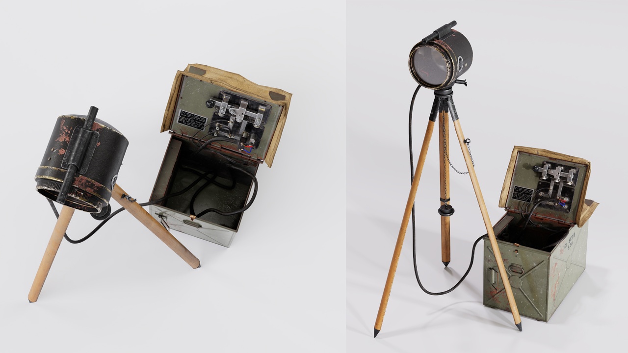 Media 1 for listing WW2 British Daylight Short Range Signal Lamp