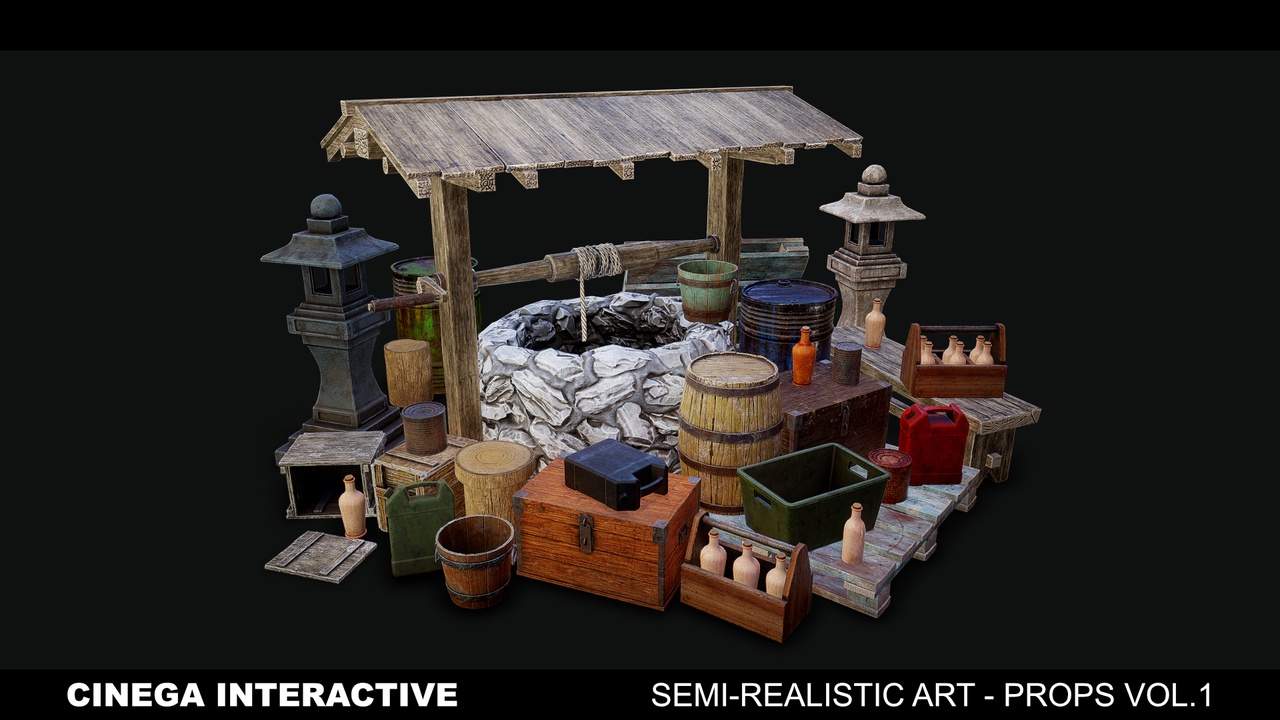 Media 1 for listing Semi-Realistic Art - Props Vol.1