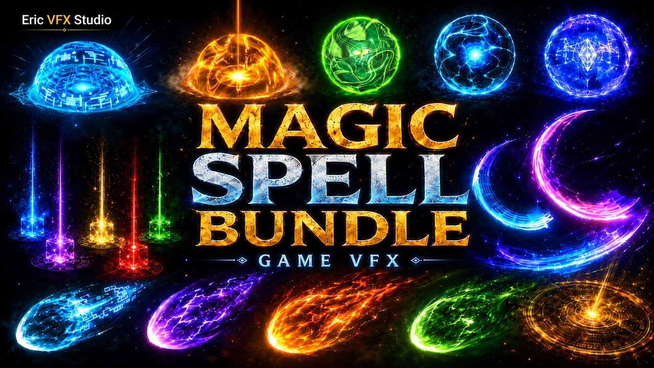 Media 1 for listing Unity Game VFX - Magic Spell Bundle